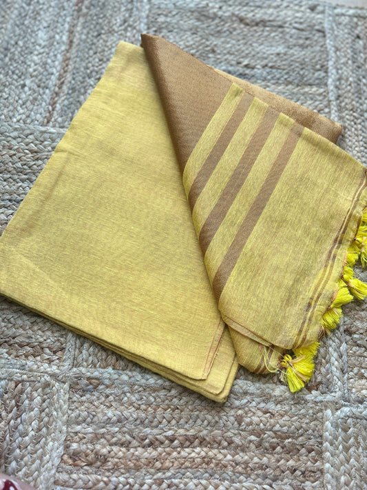Linen Tissue Silk Saree
