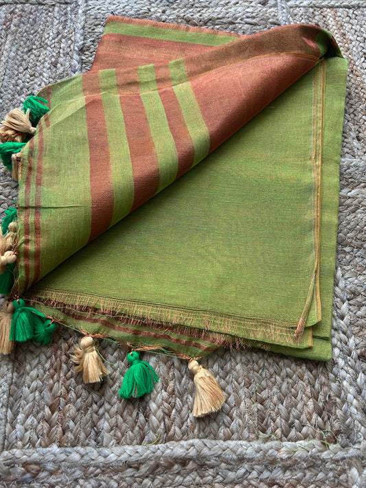Linen Tissue Silk Saree