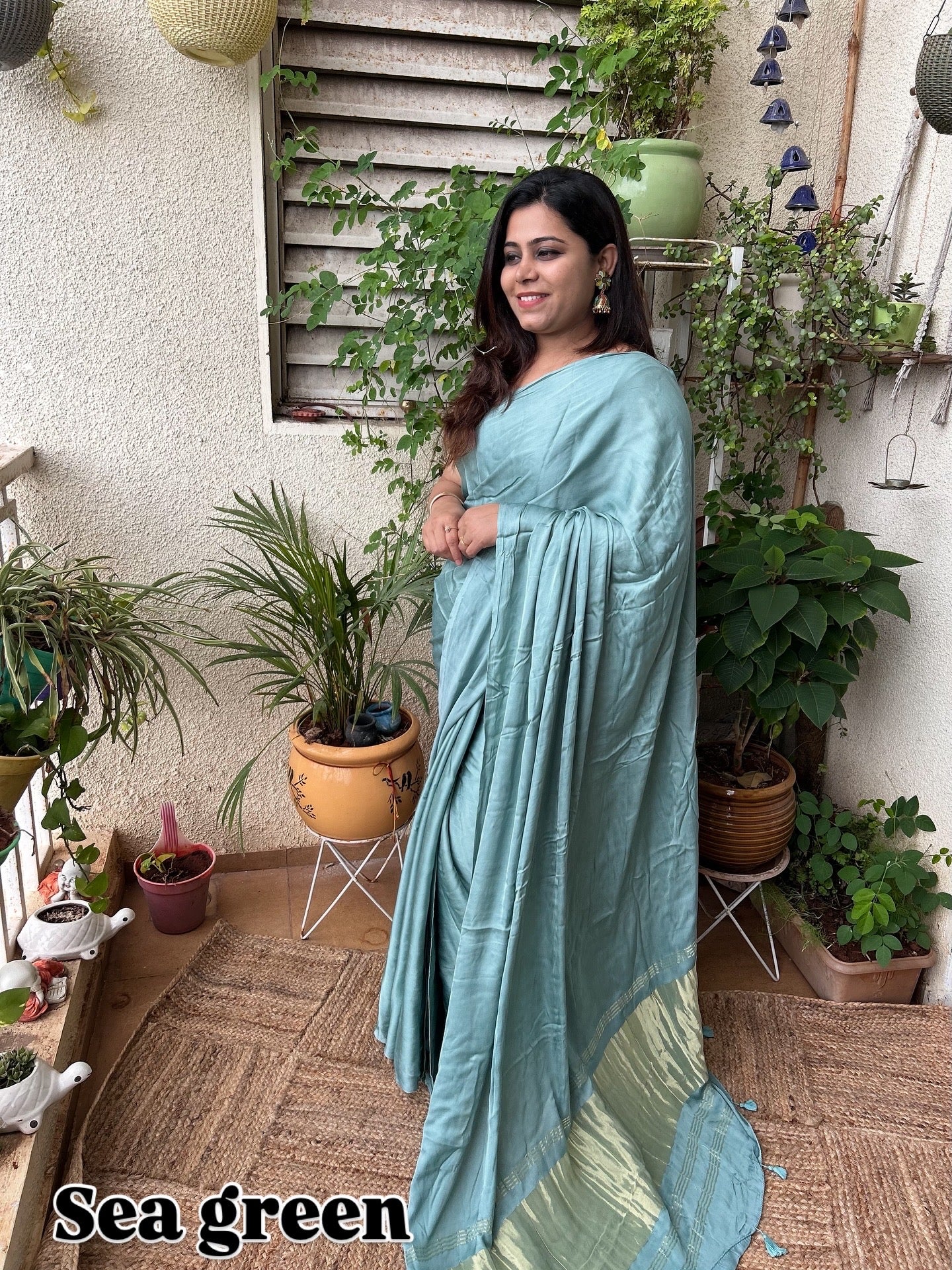 Pure Modal Silk Lagdi Pallu Saree