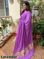 Pure Modal Silk Lagdi Pallu Saree