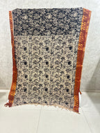 Black Chennuri Silk Nizam Border Kalamkari Saree