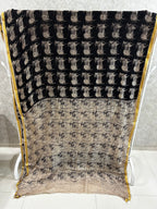 Petrol Blue Pichawai Kota Kalamkari Saree