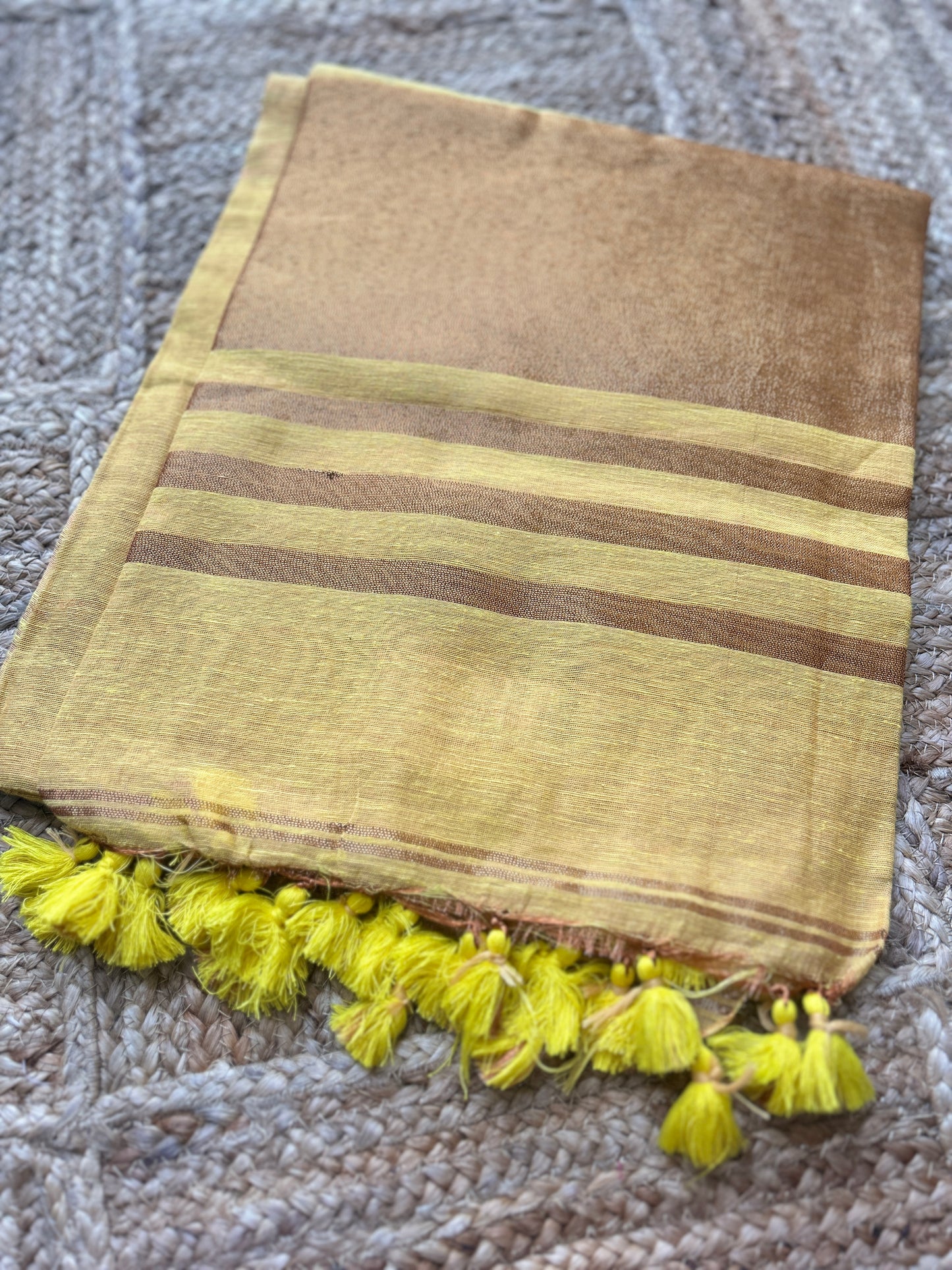 Linen Tissue Silk Saree