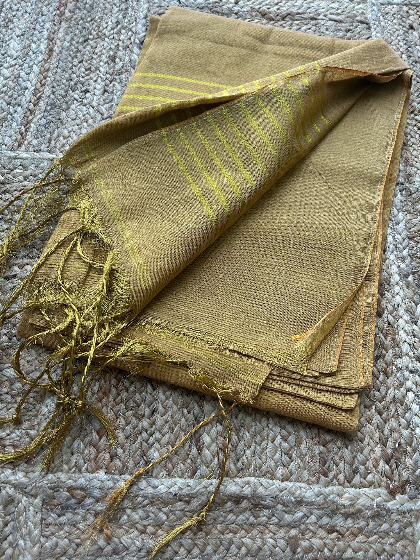 Linen Tissue Silk Saree