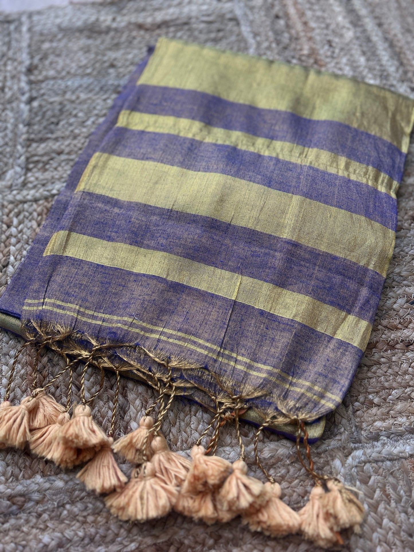 Linen Tissue Silk Saree