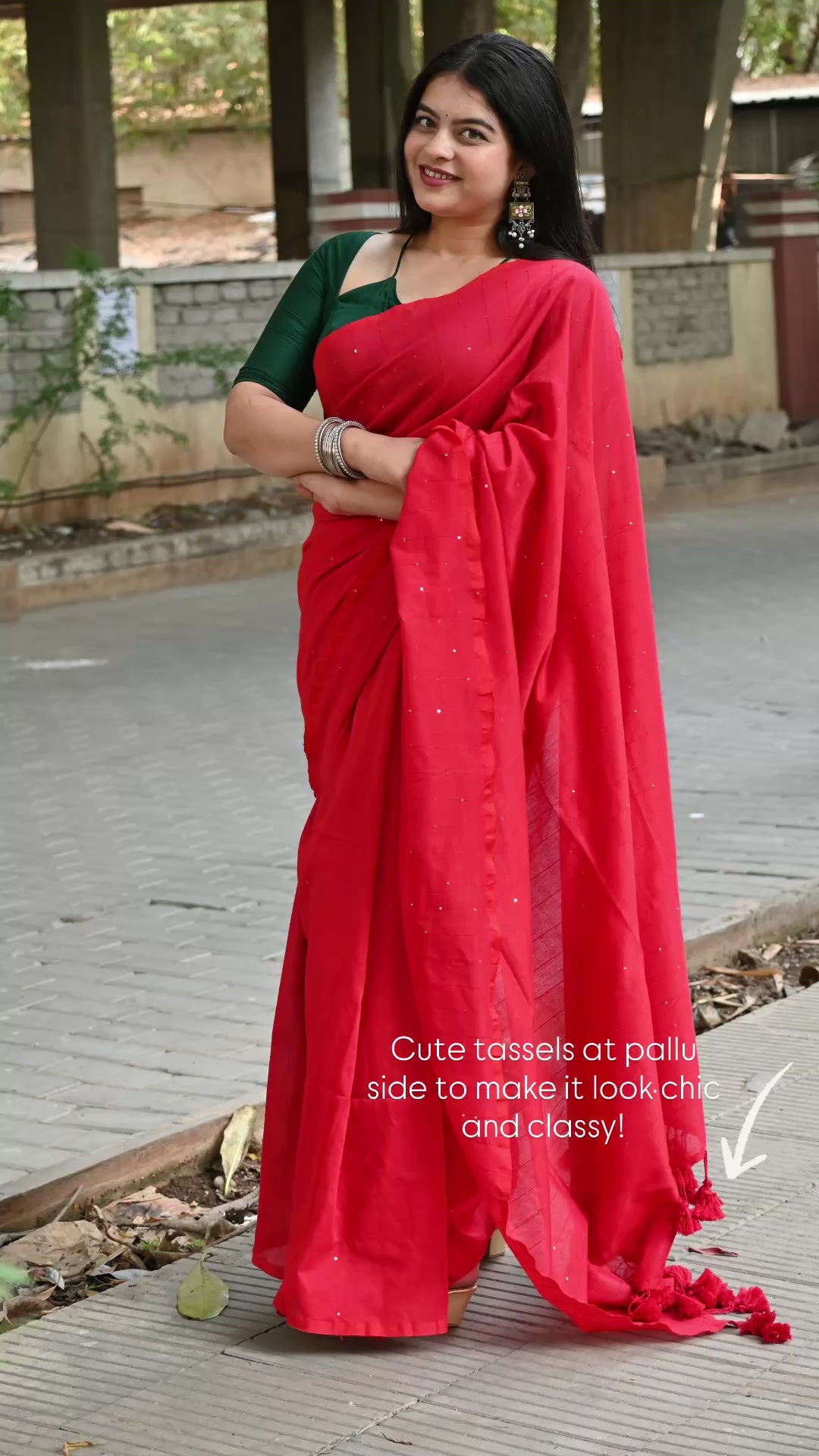 Sky Blue Khadi Sequin Saree