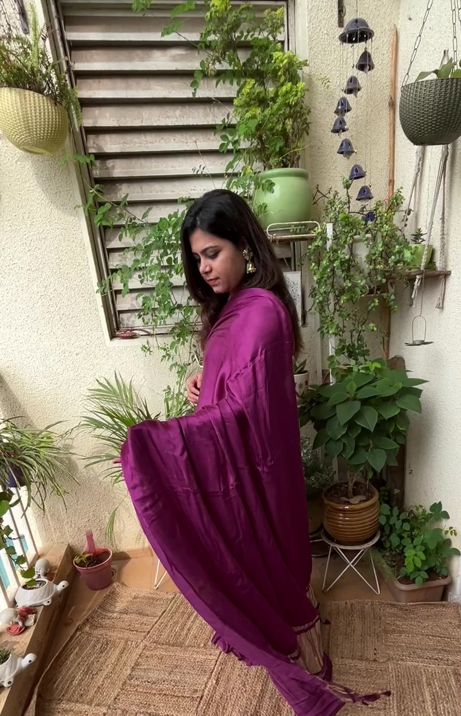 Pure Modal Silk Lagdi Pallu Saree