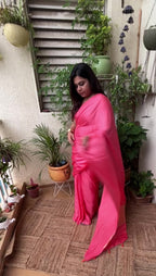 Pure Modal Silk Lagdi Pallu Saree