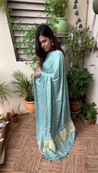 Pure Modal Silk Lagdi Pallu Saree